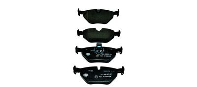 Bremžu uzliku kompl., Disku bremzes HELLA 8DB 355 007-981