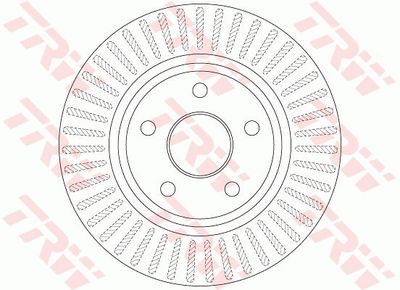 Тормозной диск TRW DF6251