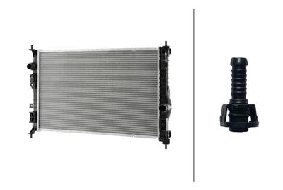 Радиатор, охлаждение двигателя HELLA 8MK 366 301-731