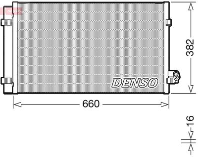 Конденсатор, кондиционер DENSO DCN05107
