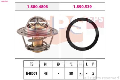 Termostats, Dzesēšanas šķidrums EPS 1.880.480