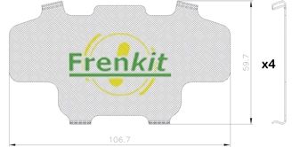 Pretčīkstēšanas plēve, Bremžu uzlikas FRENKIT 940420