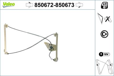 Стеклоподъемник VALEO 850672
