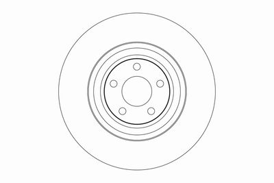 Тормозной диск TRW DF4268S