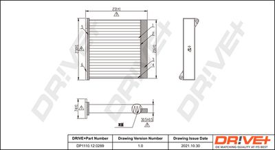 Фильтр, воздух во внутренном пространстве Dr!ve+ DP1110.12.0289