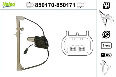 Стеклоподъемник VALEO 850170