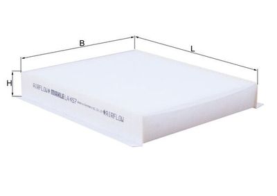 Фильтр, воздух во внутренном пространстве MAHLE LA 457