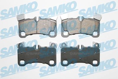 Комплект тормозных колодок, дисковый тормоз SAMKO 5SP1655