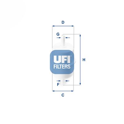 Топливный фильтр UFI 31.028.00