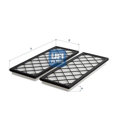 Фильтр, воздух во внутренном пространстве UFI 53.519.00