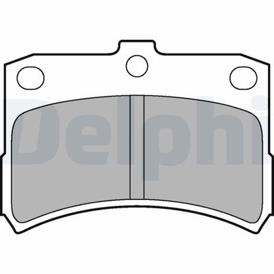 Bremžu uzliku kompl., Disku bremzes DELPHI LP1547