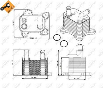 Eļļas radiators, Automātiskā pārnesumkārba NRF 31342