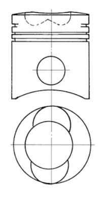 Virzulis KOLBENSCHMIDT 91043700