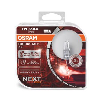 Kvēlspuldze, Tālās gaismas lukturis ams-OSRAM 64155TSP-HCB