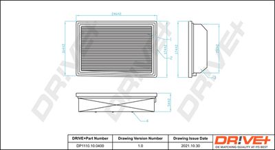 Воздушный фильтр Dr!ve+ DP1110.10.0400