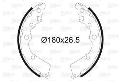 Комплект тормозных колодок VALEO 564152