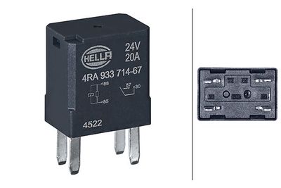Реле, рабочий ток HELLA 4RA 933 714-671