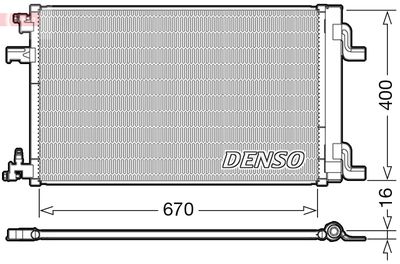 Конденсатор, кондиционер DENSO DCN20002