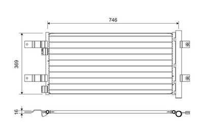 Конденсатор, кондиционер VALEO 822728