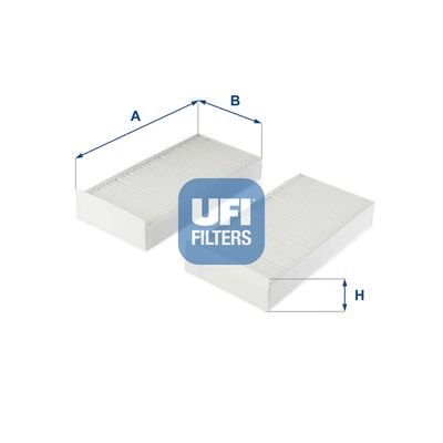 Фильтр, воздух во внутренном пространстве UFI 53.332.00