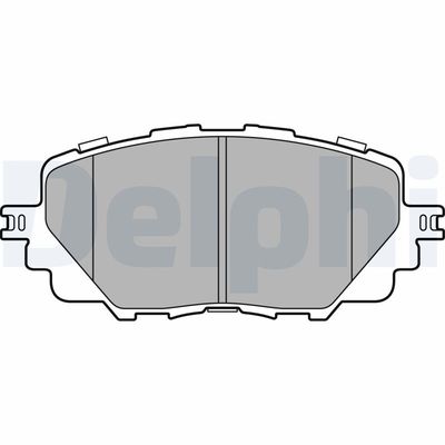 Bremžu uzliku kompl., Disku bremzes DELPHI LP3284