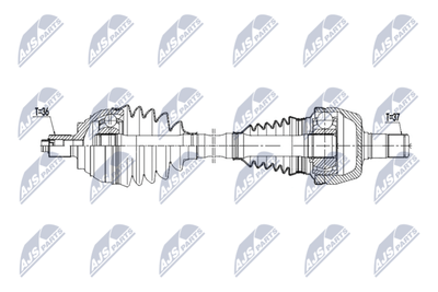 Приводной вал NTY NPW-VW-220
