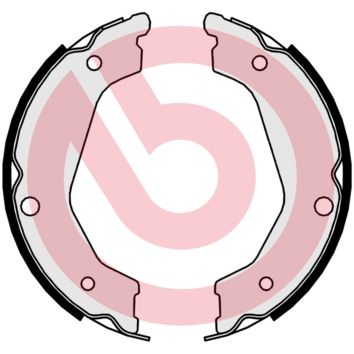 Bremžu loku kompl., Stāvbremze BREMBO S 30 534