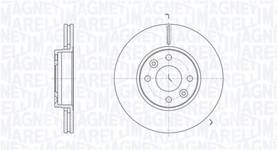 Тормозной диск MAGNETI MARELLI 361302040632