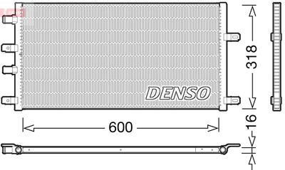 Radiators, Motora dzesēšanas sistēma DENSO DRM12011