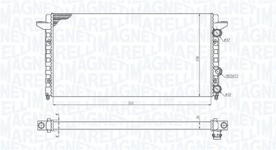 Radiators, Motora dzesēšanas sistēma MAGNETI MARELLI 350213189200