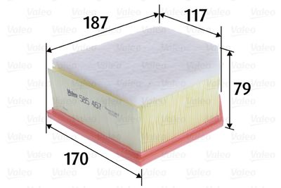 Воздушный фильтр VALEO 585467