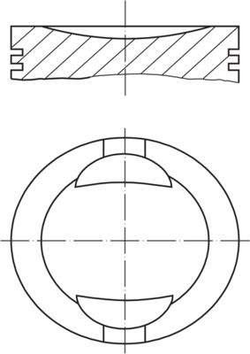 Поршень MAHLE 009 36 01