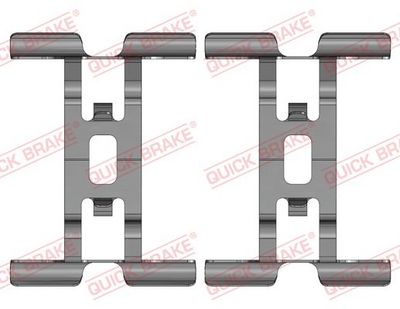 Комплектующие, колодки дискового тормоза QUICK BRAKE 109-0211