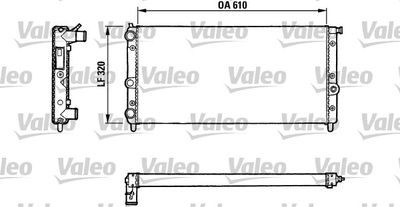 Radiators, Motora dzesēšanas sistēma VALEO 811067