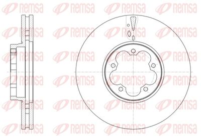 Тормозной диск REMSA 61568.10
