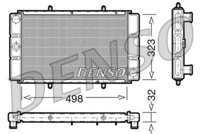 Radiators, Motora dzesēšanas sistēma DENSO DRM24010