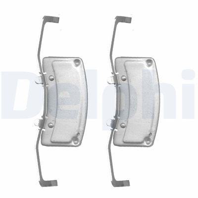 Комплектующие, колодки дискового тормоза DELPHI LX0542