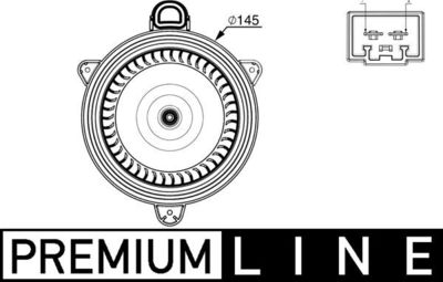 Salona ventilators MAHLE AB 268 000P