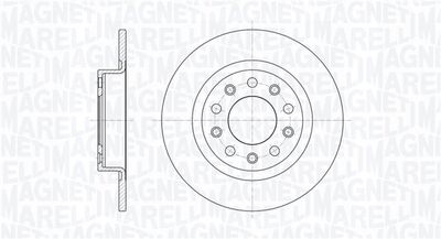Тормозной диск MAGNETI MARELLI 361302040291
