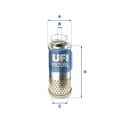 Eļļas filtrs UFI 25.531.00