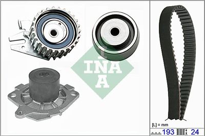 Ūdenssūknis + Zobsiksnas komplekts Schaeffler INA 530 0621 30