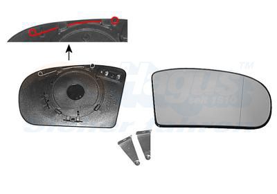 Зеркальное стекло, наружное зеркало VAN WEZEL 3032838