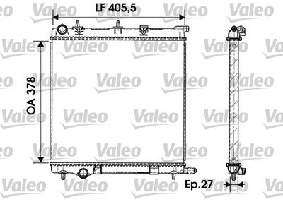 Radiators, Motora dzesēšanas sistēma VALEO 732930