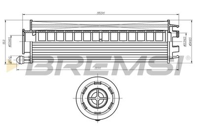 Масляный фильтр BREMSI FL2350