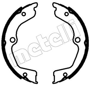 Bremžu loku kompl., Stāvbremze METELLI 53-0769