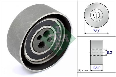 Натяжной ролик, ремень ГРМ Schaeffler INA 531 0103 20