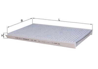 Фильтр, воздух во внутренном пространстве MAHLE LAK 422