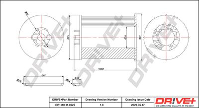Масляный фильтр Dr!ve+ DP1110.11.0222