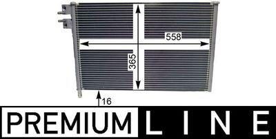 Конденсатор, кондиционер MAHLE AC 298 000P