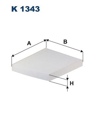 Фильтр, воздух во внутренном пространстве FILTRON K 1343